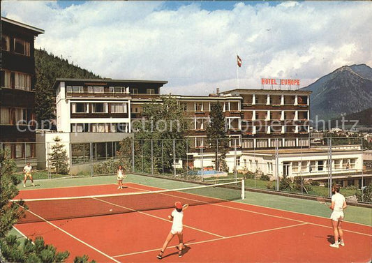 11888563 Davos GR Hôtel Europe Terrain de tennis Davos Platz