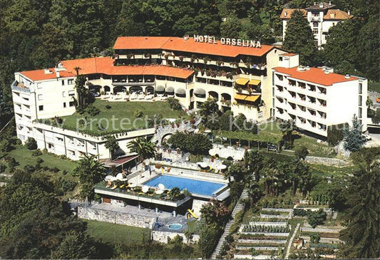 11889733 Orselina TI Hotel Orselina Fliegeraufnahme Orselina