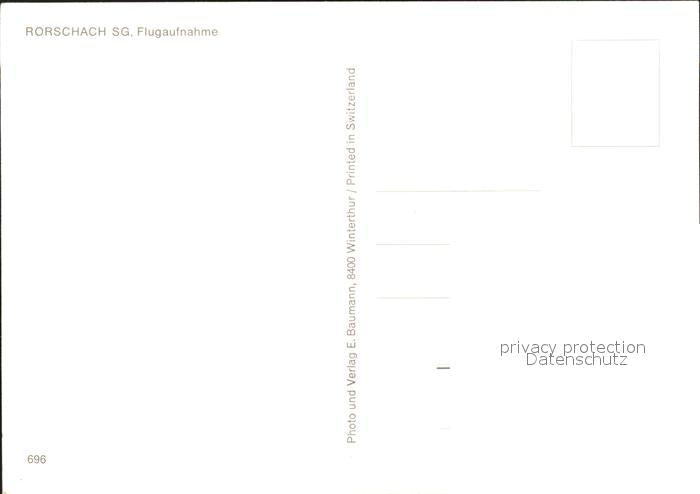 11889958 Rorschach Bodensee Fliegeraufnahme Rorschach