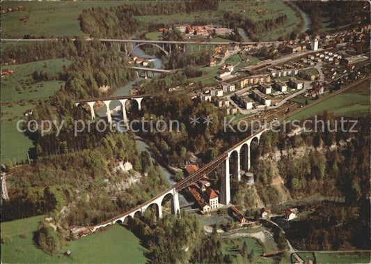 11889964 St Gallen SG Sitterbruecken mit Sitterviadukt Fliegeraufnahme St. Galle