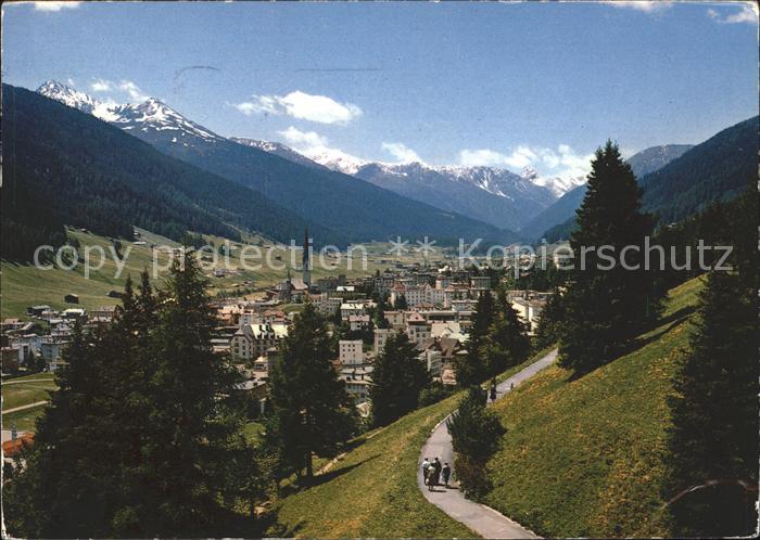 11891131 Davos GR Hohenpromenade avec Tinzenhorn Davos Platz