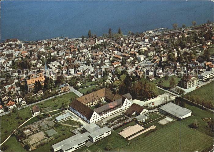 11891146 Rorschach Bodensee Lehrerseminar Mariaberg Fliegeraufnahme Rorschach