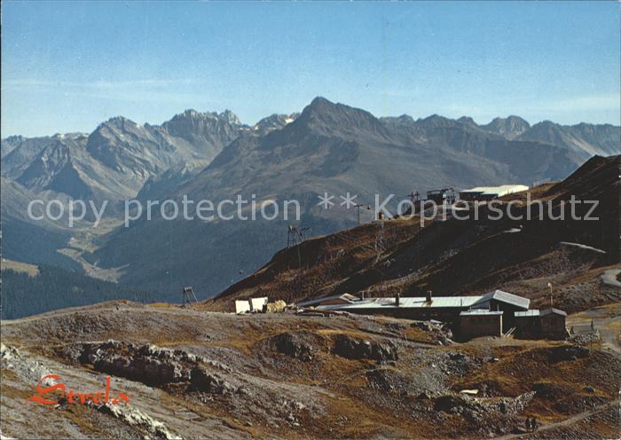 11891245 Davos GR Strelapass Monts du Sertiger et Piz Kesch Davos Platz