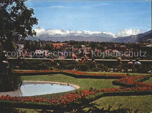 11891309 Bern BE Vue sur les Alpes depuis la terrasse fédérale Berne