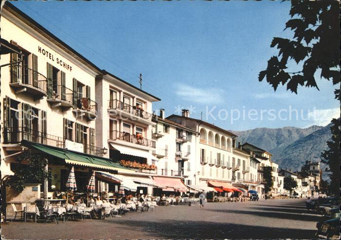 11891350 Ascona TI La Piazza Cafés de la rue Ascona