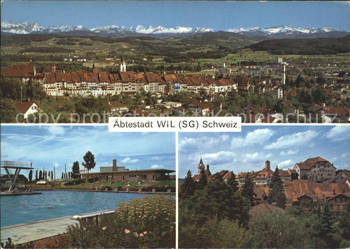 11896485 Wil SG Panorama Teilansichten Wil SG