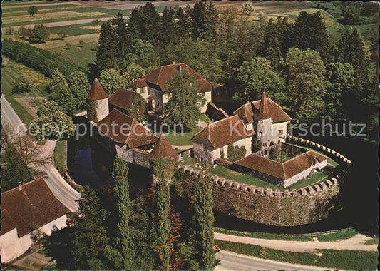 11896517 Hallwil Schloss Hallwil Fliegeraufnahme Hallwil