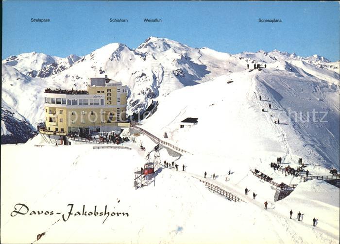 11896590 Davos GR Berghotel Jakobshorn avec Schiahorn Weissfluh Schesaplana Davos