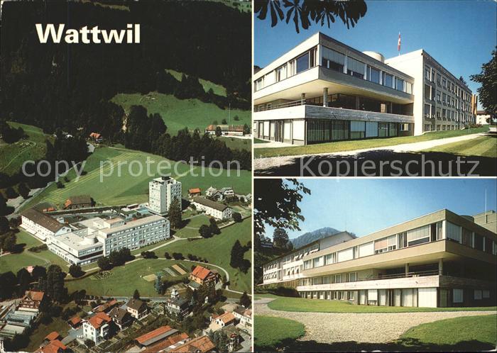 11896756 Wattwil Spital Wattwil Fliegeraufnahme Wattwil