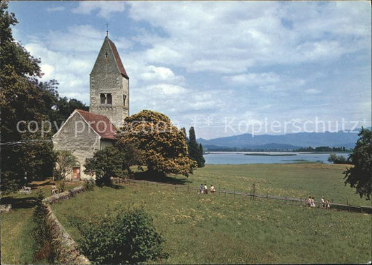 11896809 Insel_Ufenau_Ufnau_Zuerichsee_SZ Zuerichsee Kirche