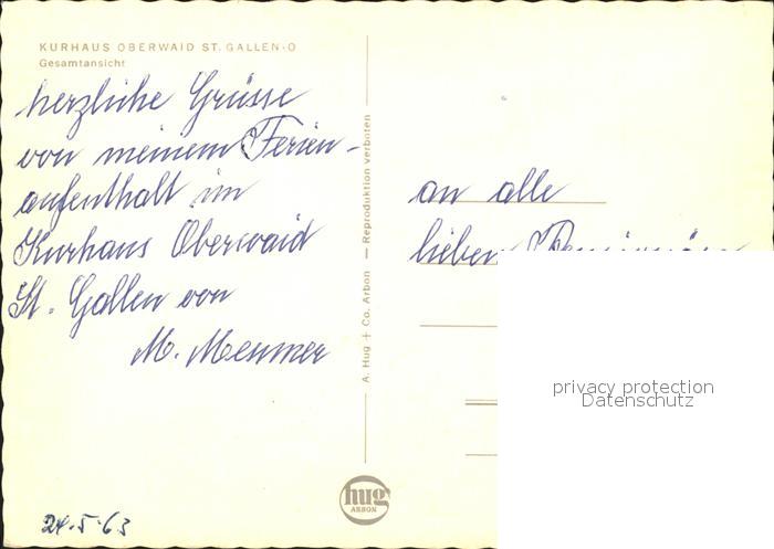 11896810 St Gallen SG Kurhaus Oberwaid Fliegeraufnahme St. Gallen