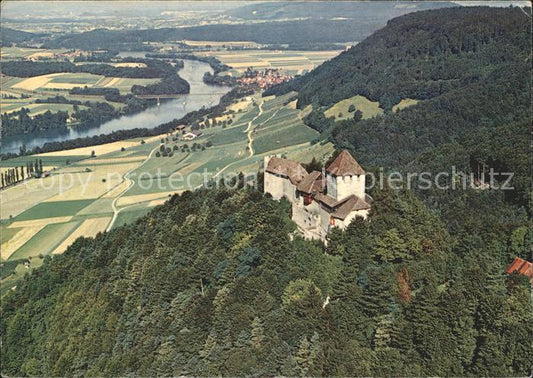 11896813 Stein Rhein Burg Hohenklingen Fliegeraufnahme Stein am Rhein