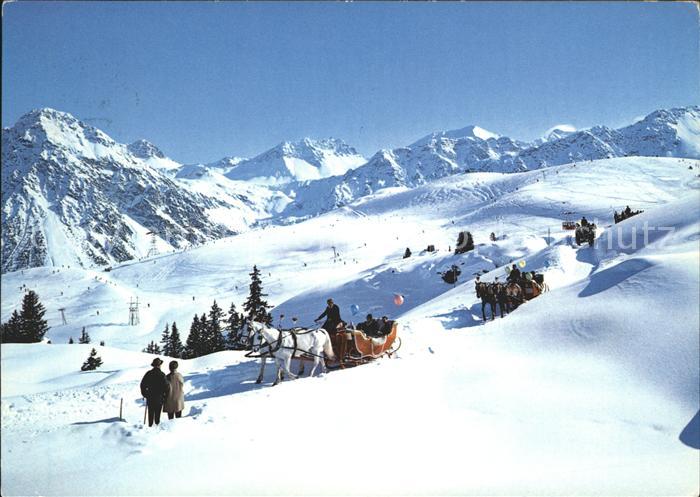 11896841 Arosa GR Arlenwald Domaine skiable Schlitteda Tschuggen Arosa