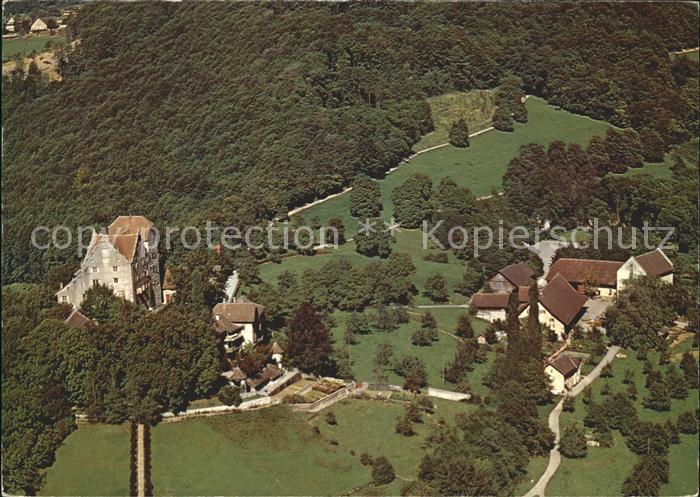 11903842 Wildegg Schloss Wildegg Fliegeraufnahme Wildegg