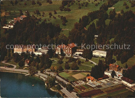 11903845 Oberaegeri Kurhaus Laendli Fliegeraufnahme Oberaegeri