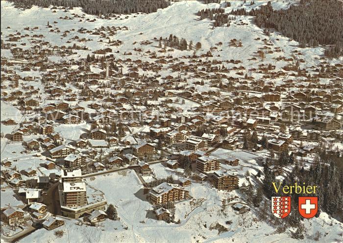 11903973 Verbier Alpes Valaisannes Fliegeraufnahme Verbier