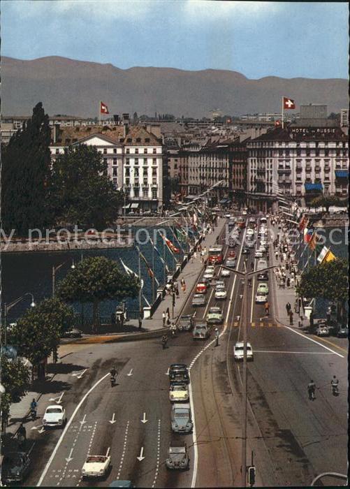 11904184 Genève GE Le pont du Mont Blanc Genève