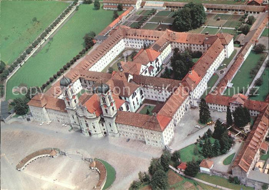 11904190 Einsiedeln SZ Kloster Fliegeraufnahme Einsiedeln