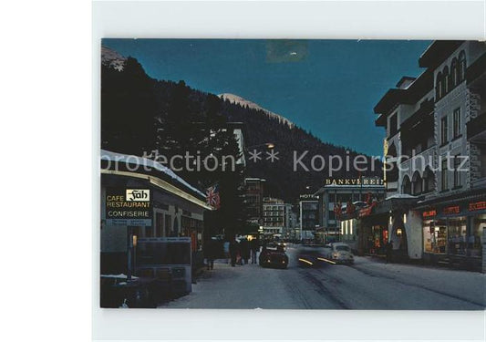 11918860 Davos GR Promenade Bankverein Café Restaurant Confiserie Davos Platz