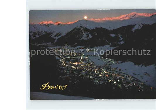 11995033 Davos GR Coucher de soleil Davos Platz