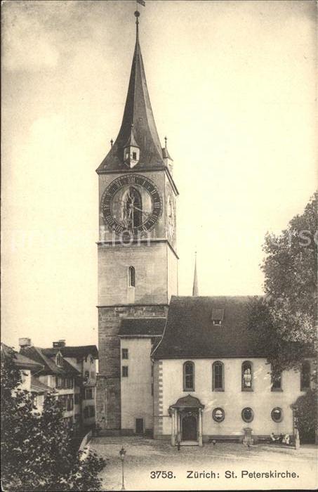 11969734 Zuerich Église Saint-Pierre Zuerich