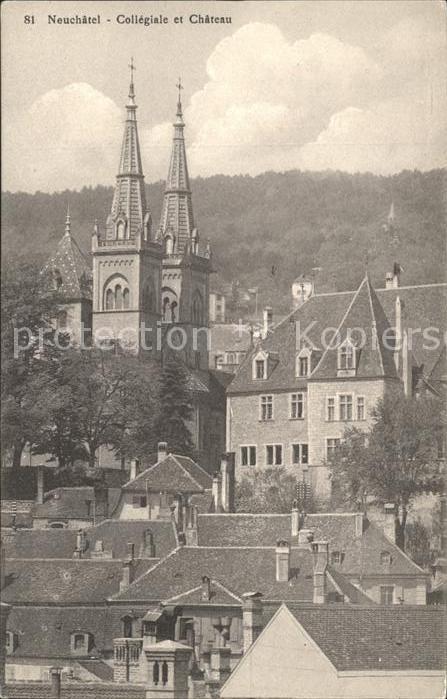 11969806 Neuchâtel NE Collégiale et Château Neuchâtel