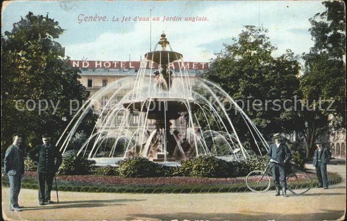 11965161 Geneve GE Jet d'eau au Jardin anglais Geneve