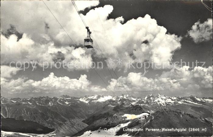 11965179 Davos GR Parsenn Téléphérique Weissfluhgipfel Panorama alpin Davos Platz