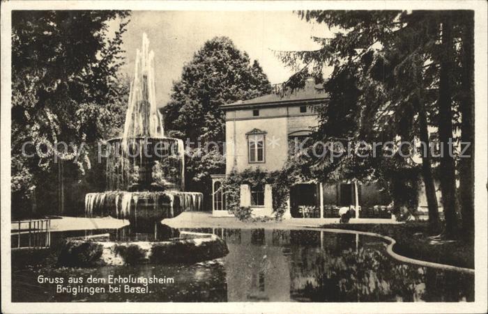 11960643 Maison de récupération Basel BS Brueglingen Teich Fontaene Basel BS