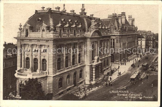 11962323 Lausanne VD Banque Cantonale et Hôtel des Postes Lausanne