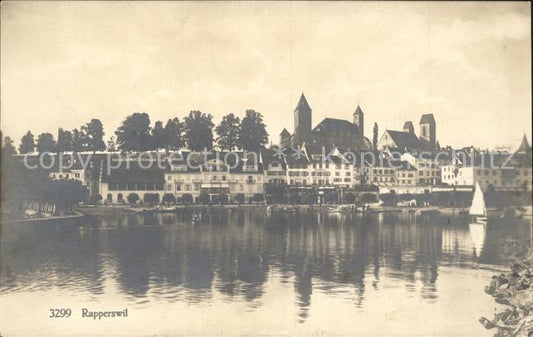 11962337 Rapperswil SG Vue du lac de Zurich Rapperswil SG