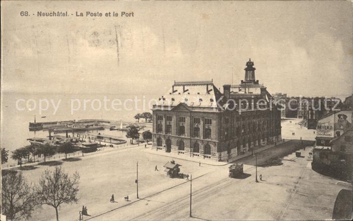 11962417 Neuchâtel NE La Poste et le Port Lac Neuchâtel