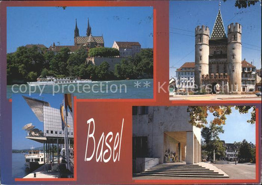 11963683 Basel BS Muensterkirche Spalentor Rheinhafen Basel BS