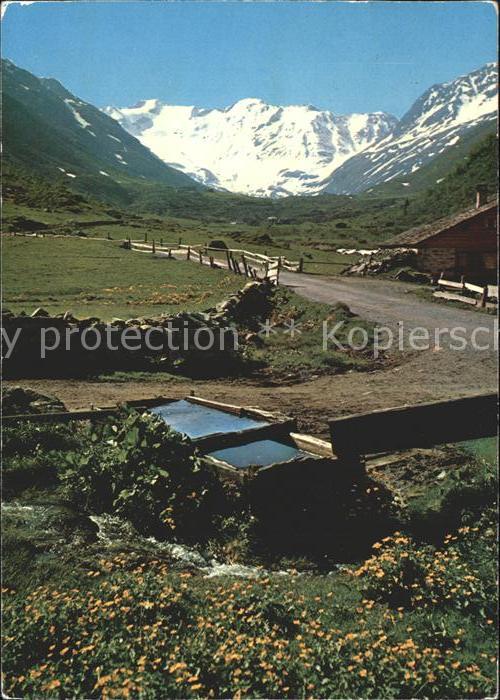 11963730 Davos GR Panorama d'été Dischmatal Piz Grialetsch Scaletta glacier Da