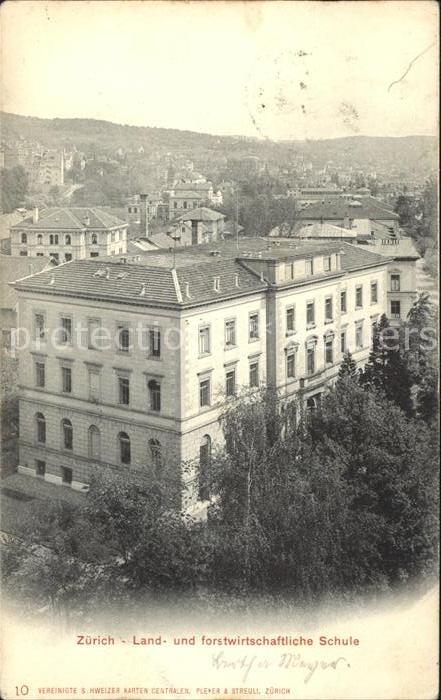 12019770 Ecole foncière et forestière de Zurich Zurich