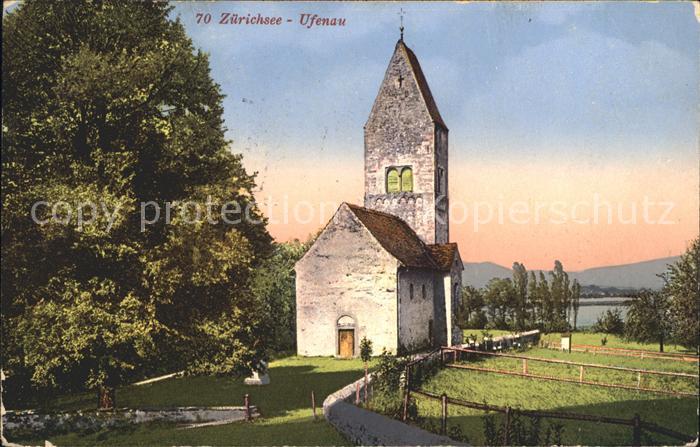 12020788 Église de l'île d'Ufnau Lac d'Ufenau Zurich