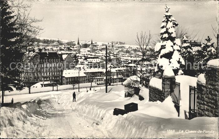 12013986 La Chaux-de-Fonds en hiver Panorama hivernal La Chaux-de-Fonds