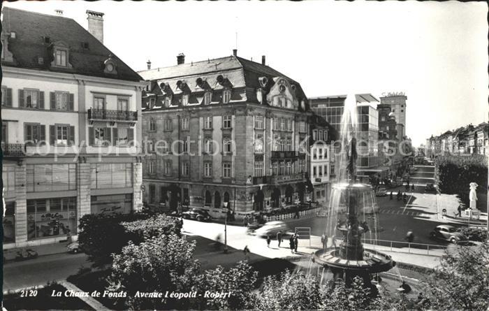 12014001 La Chaux-de-Fonds Fontaine Monumentale Avenue Léopold Robert La Chaux-d