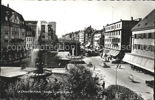 12014002 La Chaux-de-Fonds Fontaine Monumentale Avenue Léopold Robert La Chaux-d