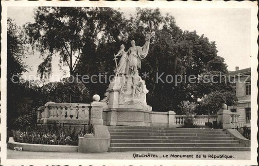 12014064 Neuchâtel NE Monument de la République de Neuchâtel