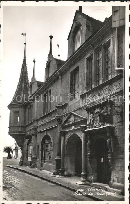 12014846 Neuchâtel NE Maison des Halles XVIe siècle. Neuchâtel