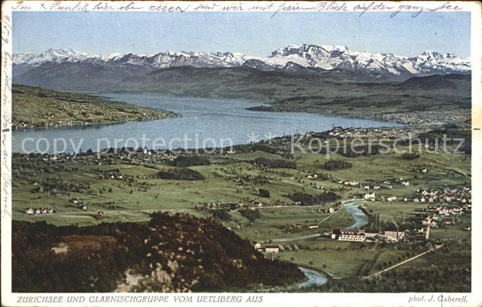 12014921 Zuerichsee vue panoramique depuis Uetliberg Zuerichsee Glarnischgruppe Alpe