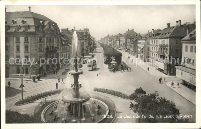 12014977 La Chaux-de-Fonds Grande Fontaine Rue Léopold Robert La Chaux-de-Fonds