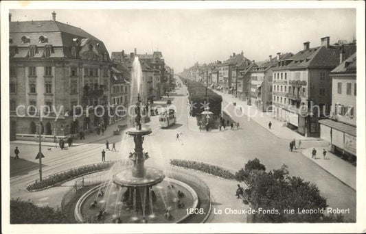 12014977 La Chaux-de-Fonds Grande Fontaine Rue Léopold Robert La Chaux-de-Fonds