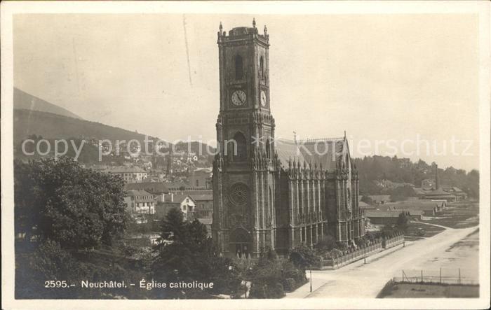 12015094 Neuchatel NE Eglise catholique Kirche Neuchatel