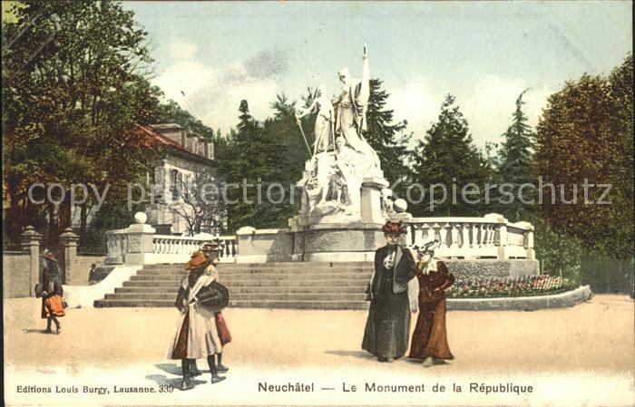 12015100 Neuchâtel NE Monument de la République Monument Neuchâtel