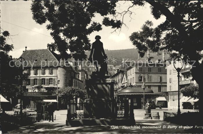 12015124 Neuchâtel NE Monument Purry et Place Purry Monument Neuchâtel