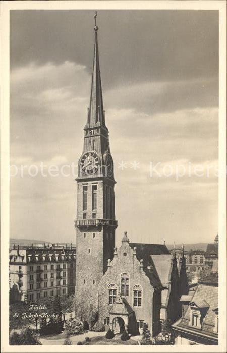 12012586 Zurich Église Saint-Jacques Zurich