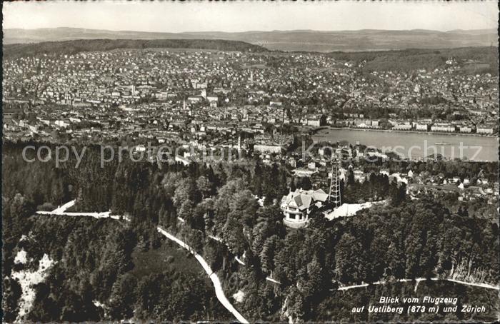 12012610 Uetliberg Zuerich Fliegeraufnahme Uetliberg Zuerich