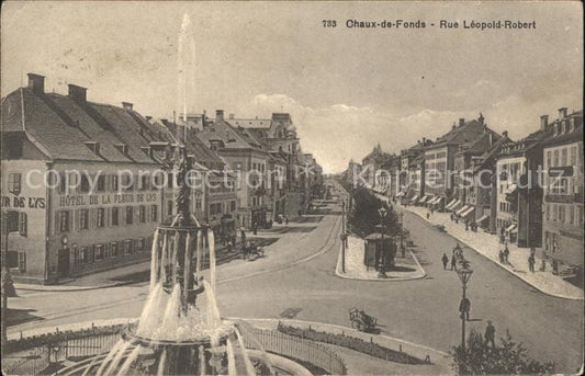 12005877 La Chaux-de-Fonds Grande Fontaine Rue Léopold Robert La Chaux-de-Fonds